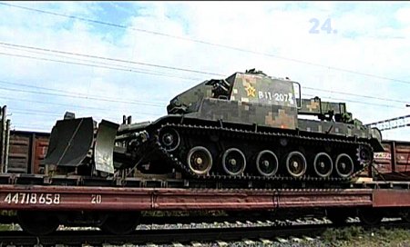 Китайцы в Муроме выгрузили военную технику